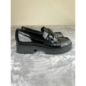 Y2K 90s Womens Loafers Sz 7.5 Chunky Whimsigoth Academia Preppy Witchy Platform